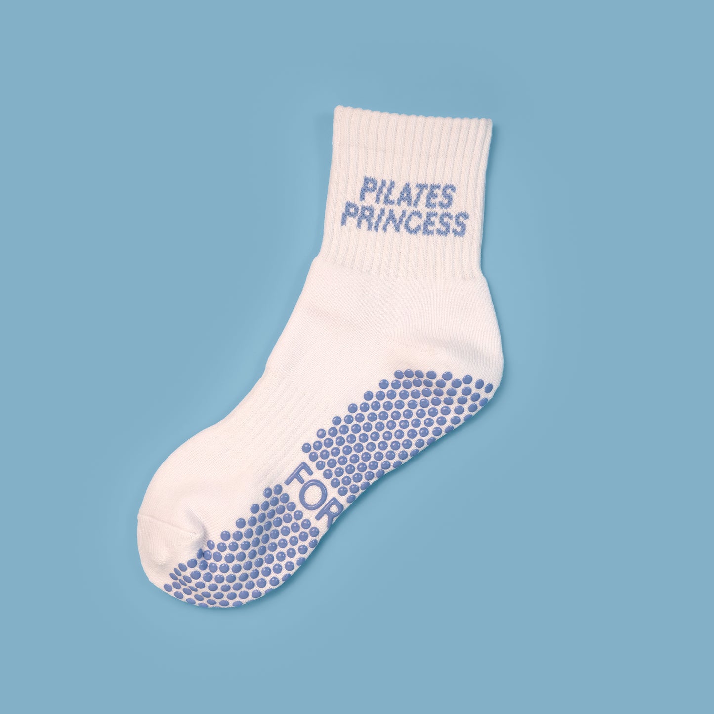 Blue Pilates Princess Half Crew