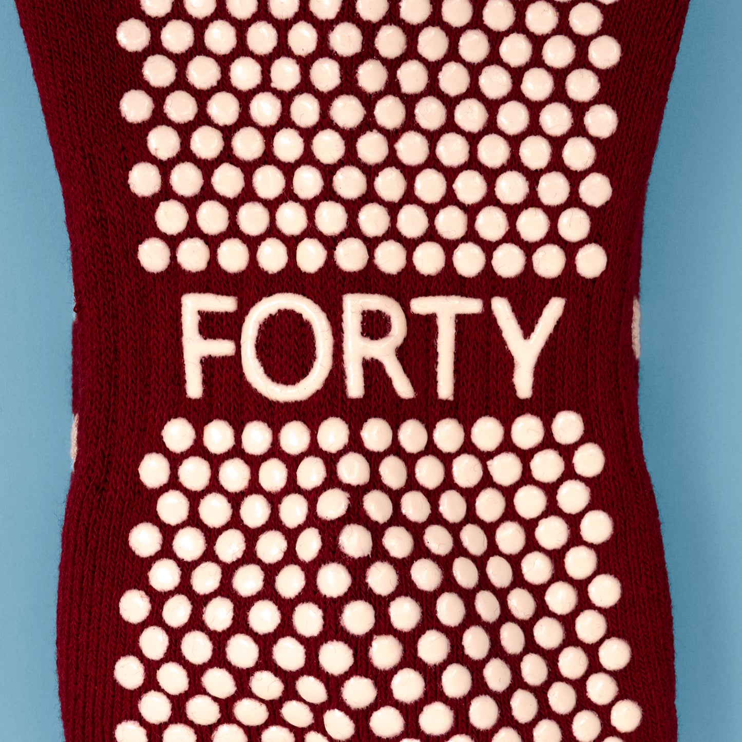 Cream Stripe Half Crew