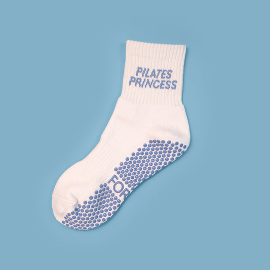 Blue Pilates Princess Half Crew