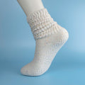 Cream Speckle Slouch Sock